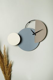 Wallity Myk2097-20 Reloj de Pared Decorativo de Metal
